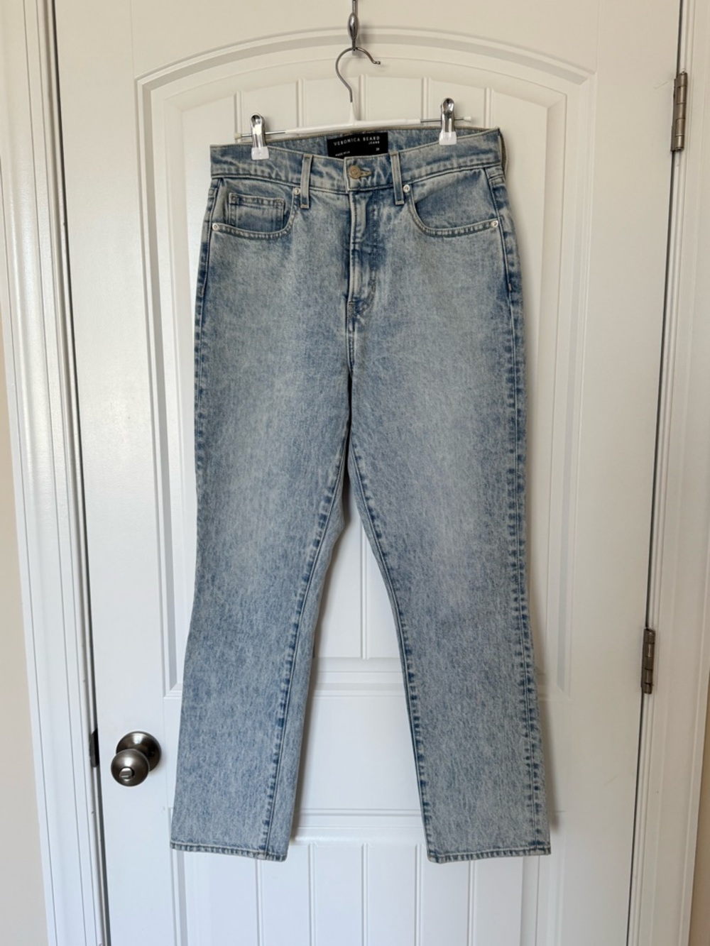 🔹 Veronica Beard Carly High-Rise Kick Flare Jeans - Pier Pressure - size 28 - Picture 6 of 7